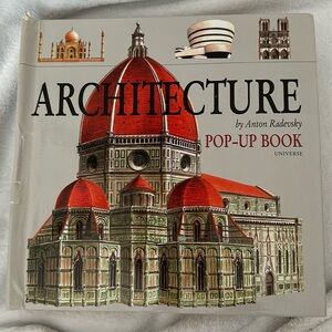 Architecture pop-up book by Anton Radevsky. Educational book for kids and adults